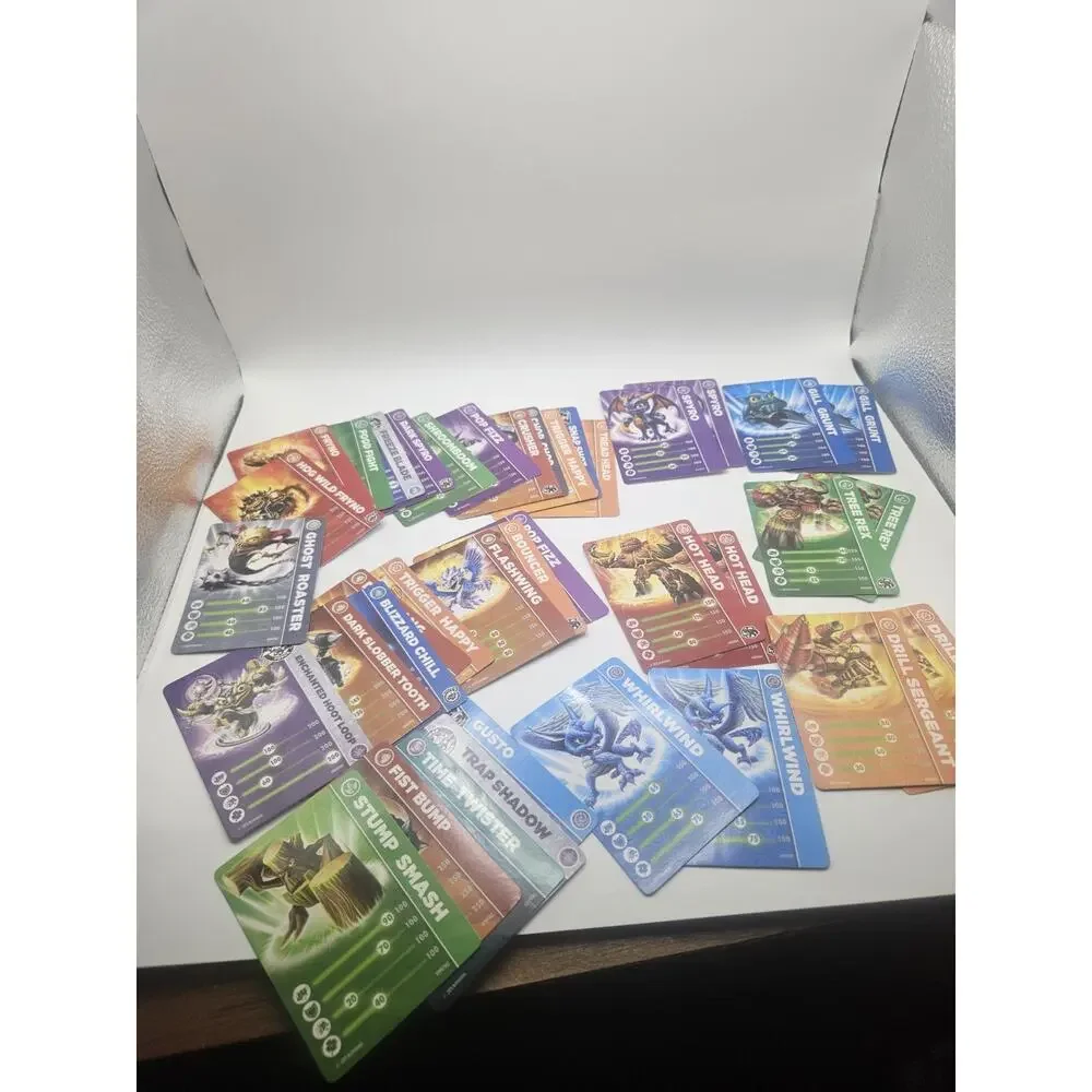 Skylanders Any Portal 60 Cards Figures w/stickers 3 Games 4 Posters Portal Lot
